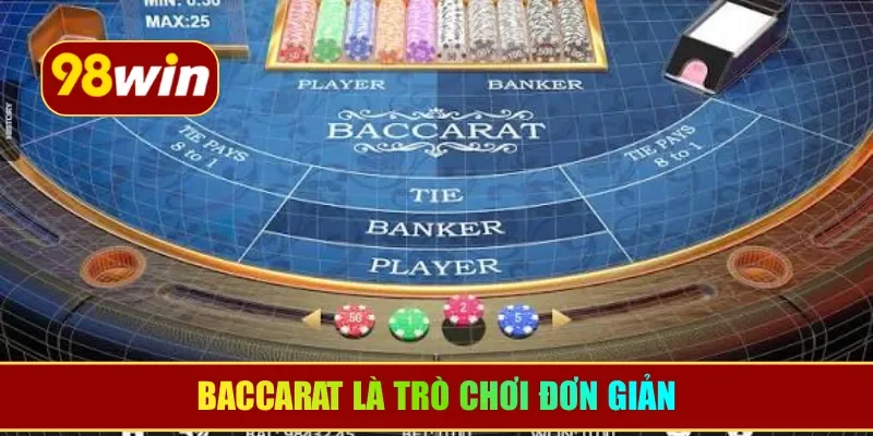 Baccarat là trò chơi đơn giản