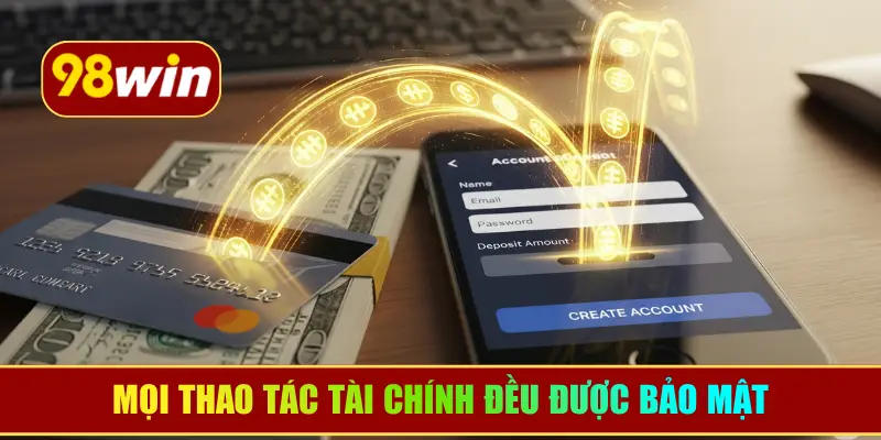 Mọi thao tác tài chính đều được bảo mật