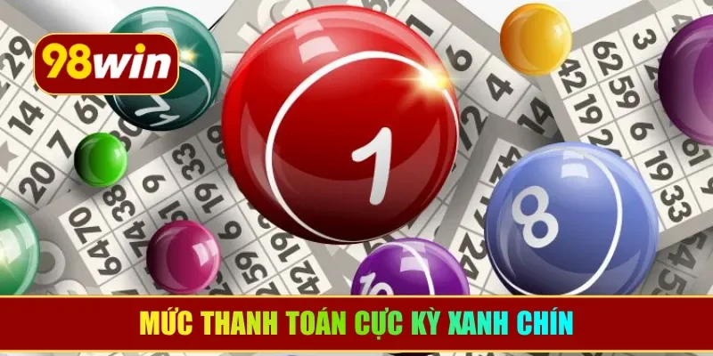 Mức thanh toán cực kỳ xanh chín