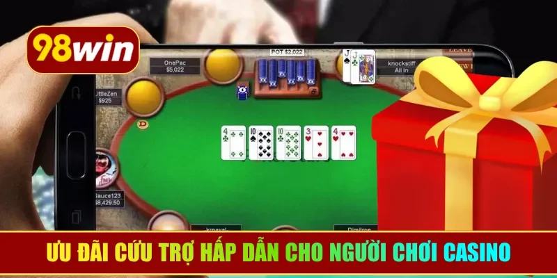 Ưu đãi cứu trợ hấp dẫn cho người chơi casino trực tuyến