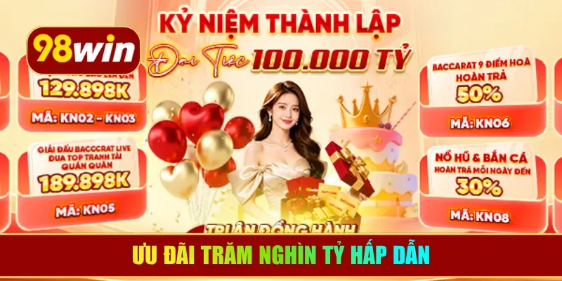 Ưu đãi trăm nghìn tỷ hấp dẫn